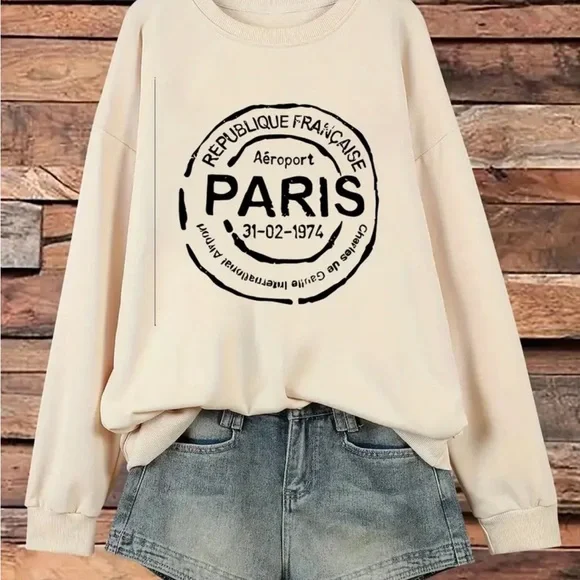 New Paris stamp sweatshirt - Picture 2 of 2
